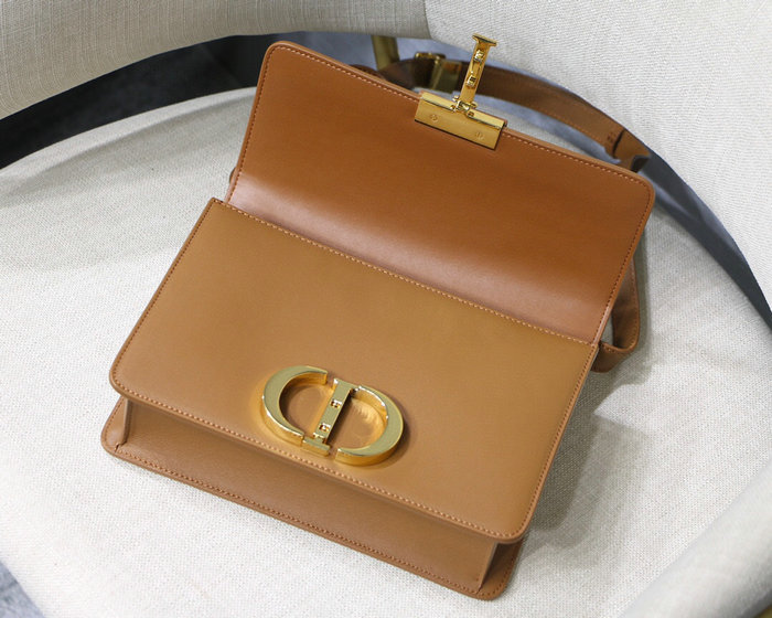 Dior 30 Montaigne Calfskin Bag Brown M9030