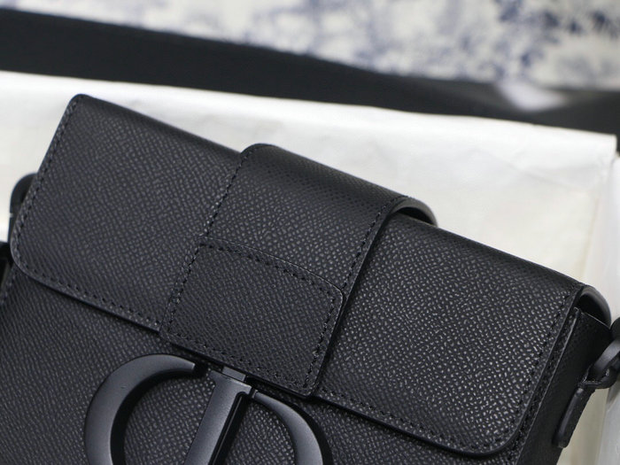 Dior Grained Calfskin 30 Montaigne Box Bag Black M9032