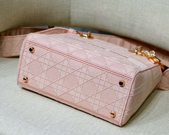 Dior Medium Lady D-lite Bag Pink M0565