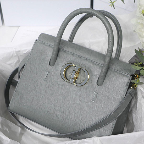 Dior Medium St Honore Tote Grey M8012