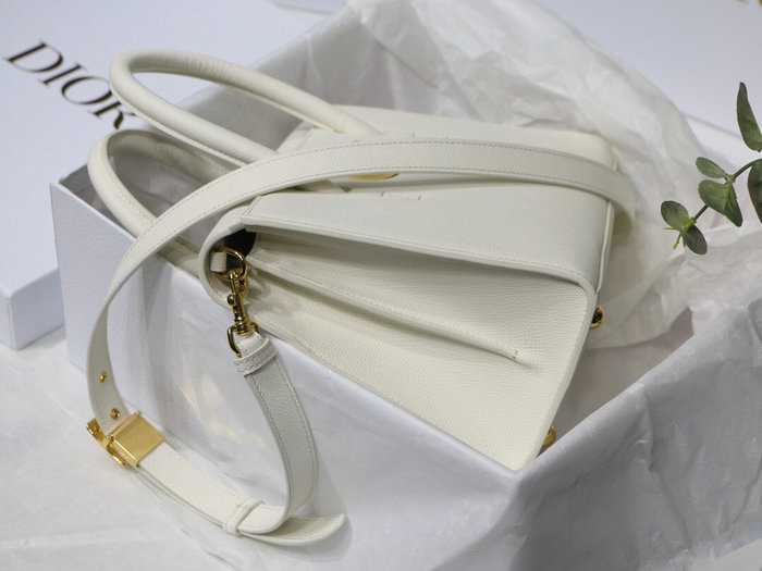 Dior Medium St Honore Tote White M8012