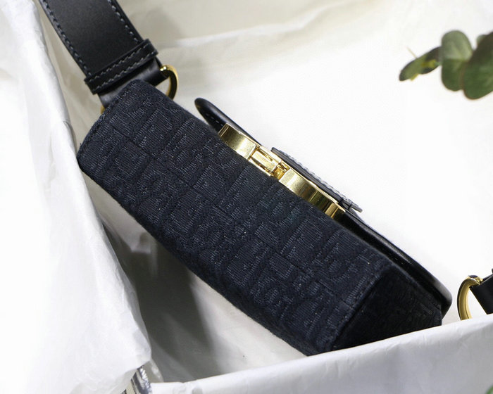 Dior Oblique Jacquard 30 Montaigne Box Bag Black M9032