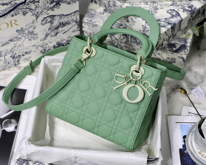 Lady Dior Ultra-Matte Bag Green D92401