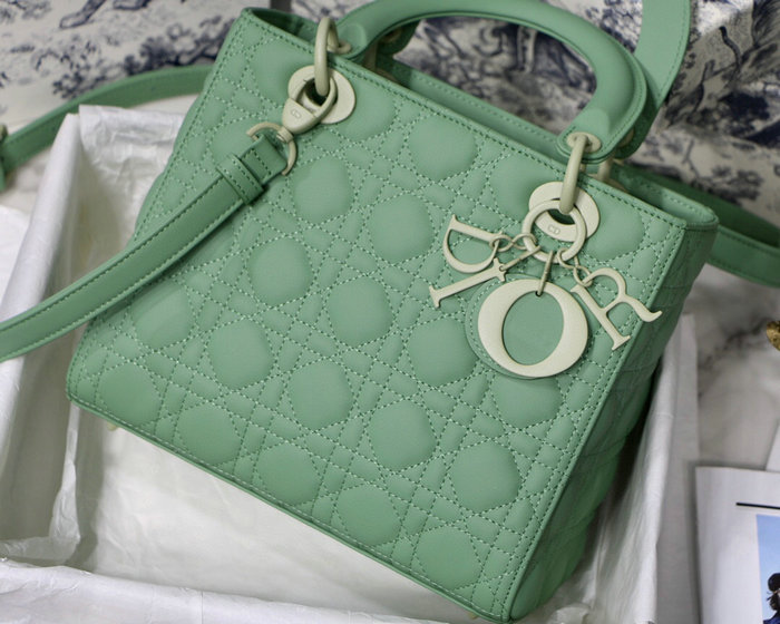 Lady Dior Ultra-Matte Bag Green D92401