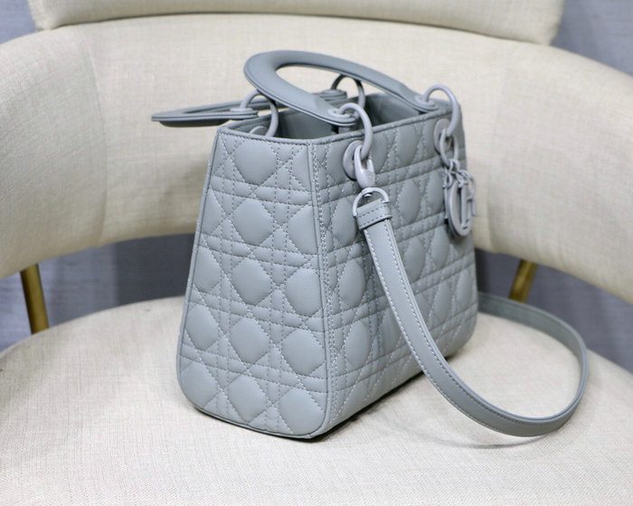 Lady Dior Ultra-Matte Bag Grey D92401