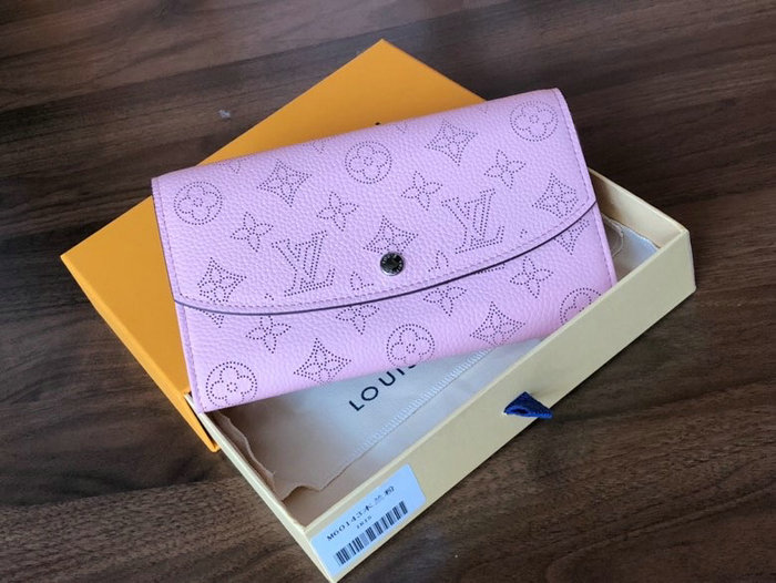 Louis Vuitton Mahina Leather Iris Wallet Pink M60143