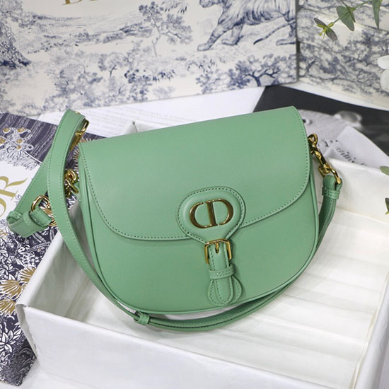 Medium Dior Box Calfskion Bobby Bag Mint Green M9319