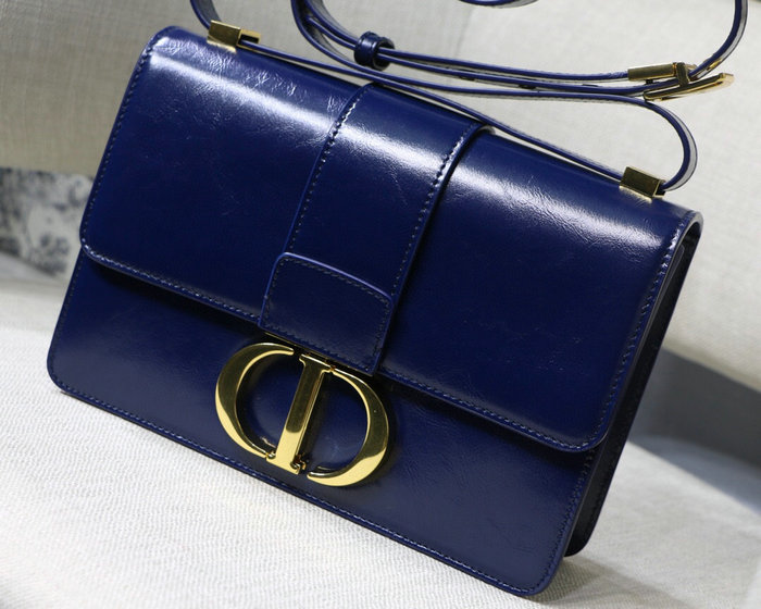 Dior 30 Montaigne Calfskin Bag Blue M9030