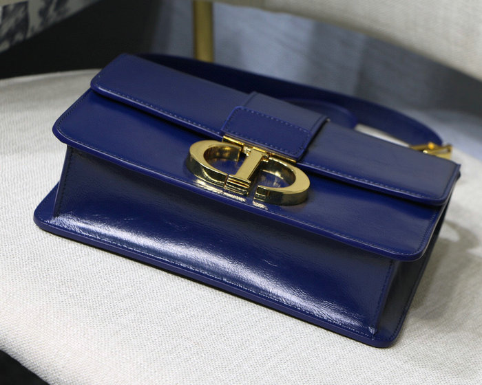 Dior 30 Montaigne Calfskin Bag Blue M9030