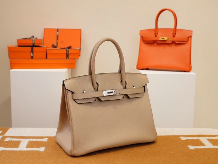 Hermes Epsom Leather Birkin Bag Beige HB253035