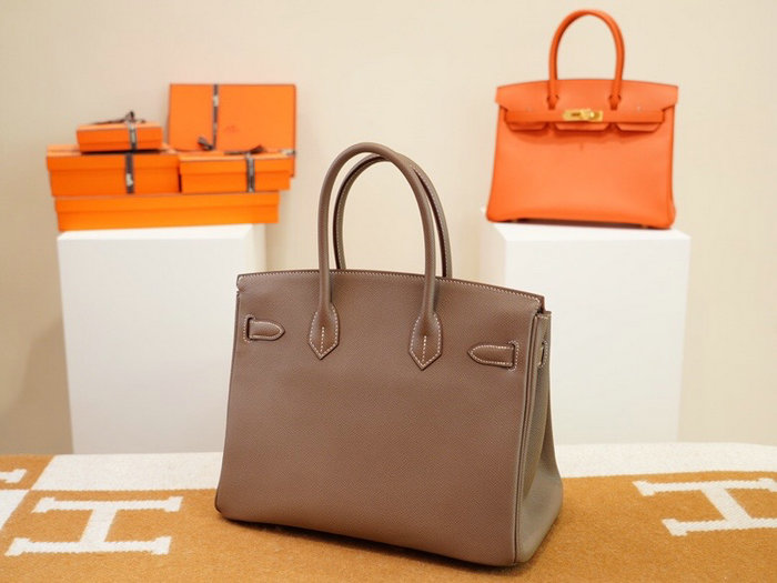 Hermes Epsom Leather Birkin Bag Coffee HB253035