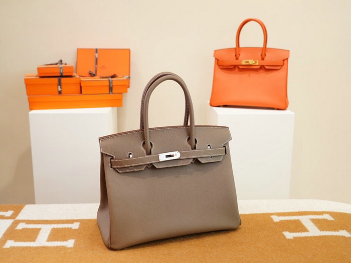 Hermes Epsom Leather Birkin Bag Coffee HB253035