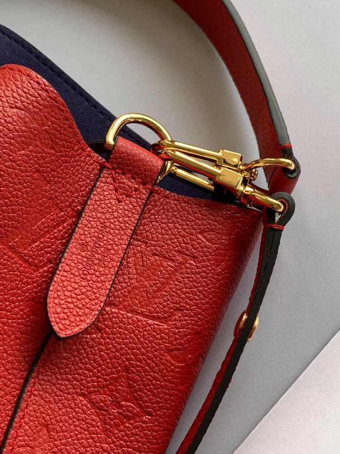 Louis Vuitton Monogram Empreinte Neonoe MM Red M45256