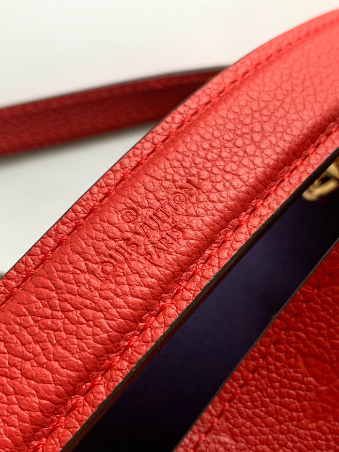 Louis Vuitton Monogram Empreinte Neonoe MM Red M45256