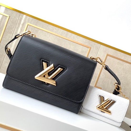 Louis Vuitton Twist MM and Twisty Black M55683