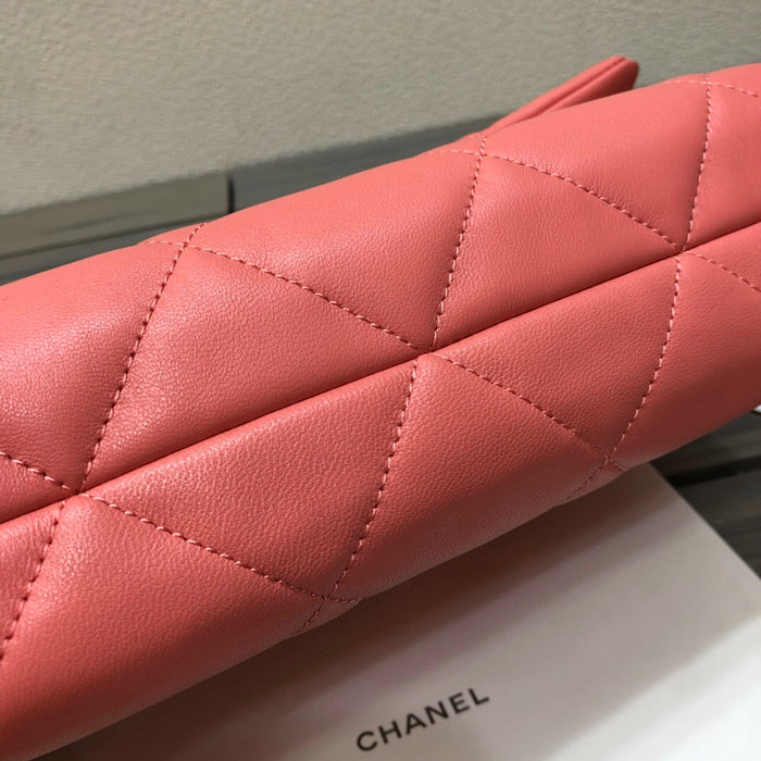 Chanel Lambskin Flap Bag Coral AS2300