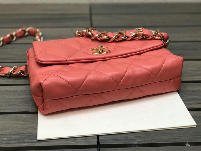 Chanel Lambskin Small Flap Bag Coral AS2299
