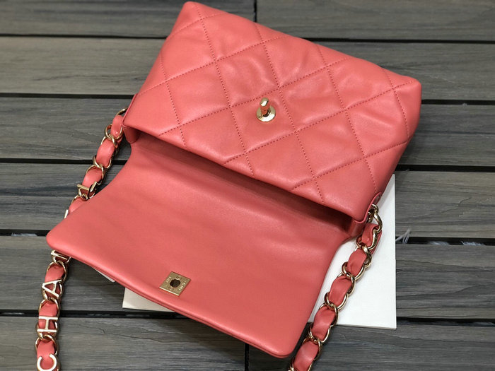 Chanel Lambskin Small Flap Bag Coral AS2299