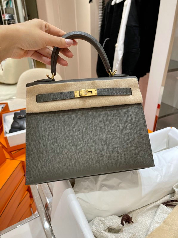 Hermes Epsom Leather Kelly Bag HK252810