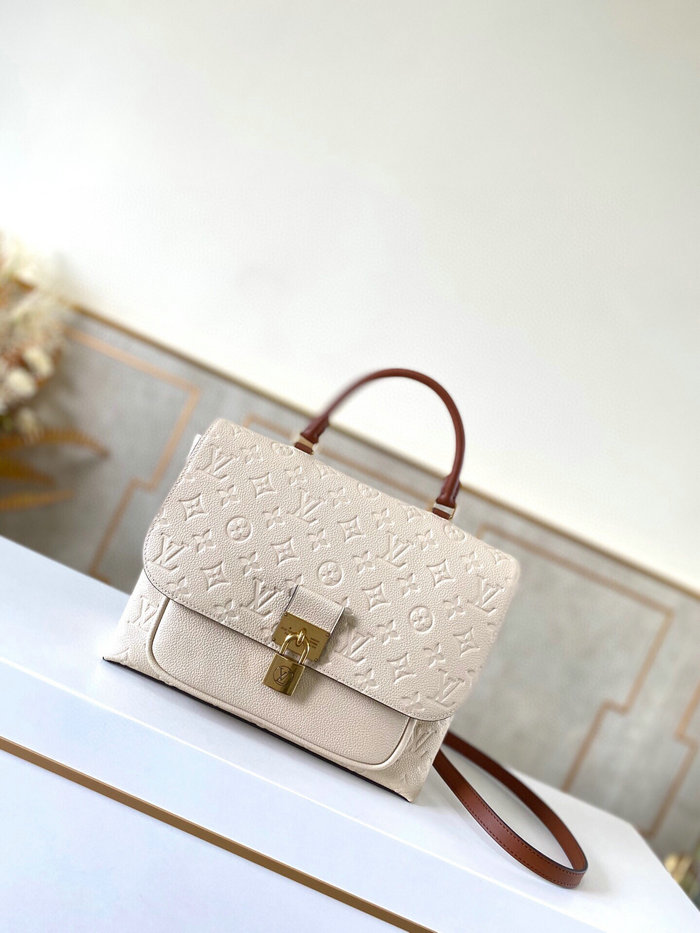 Louis Vuitton Monogram Empreinte Marignan Cream M44544