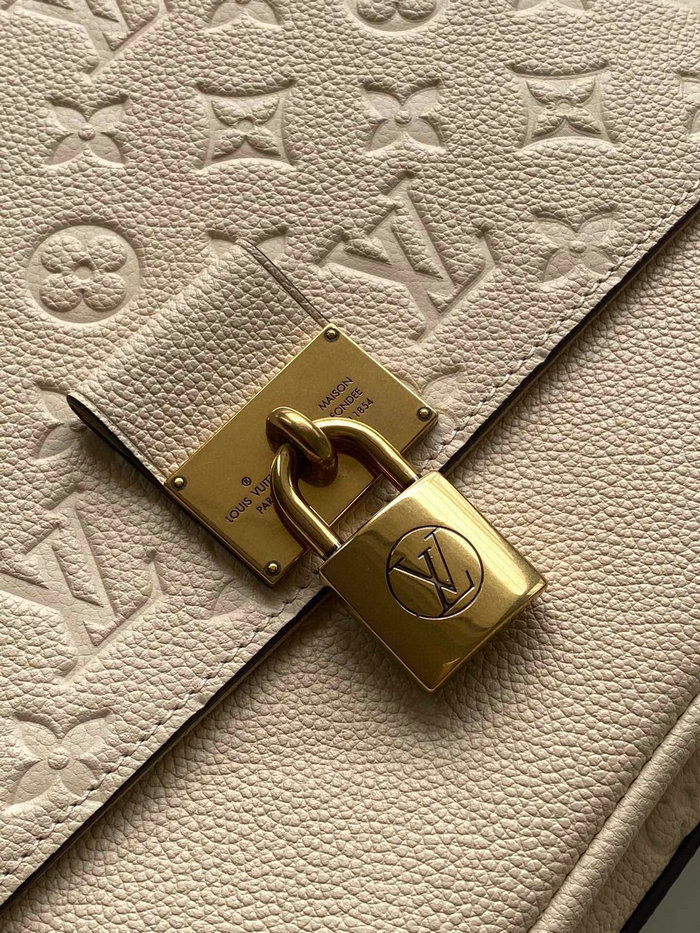 Louis Vuitton Monogram Empreinte Marignan Cream M44544