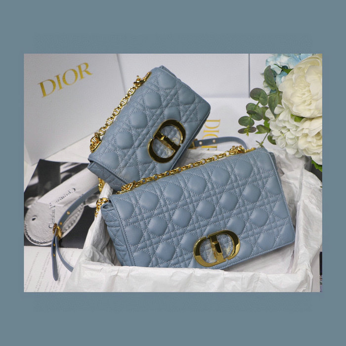 Dior Caro Bag Blue DM8016