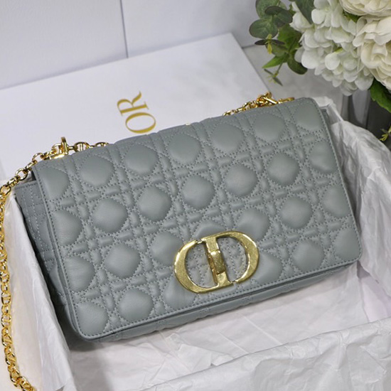 Dior Caro Bag Grey DM8016