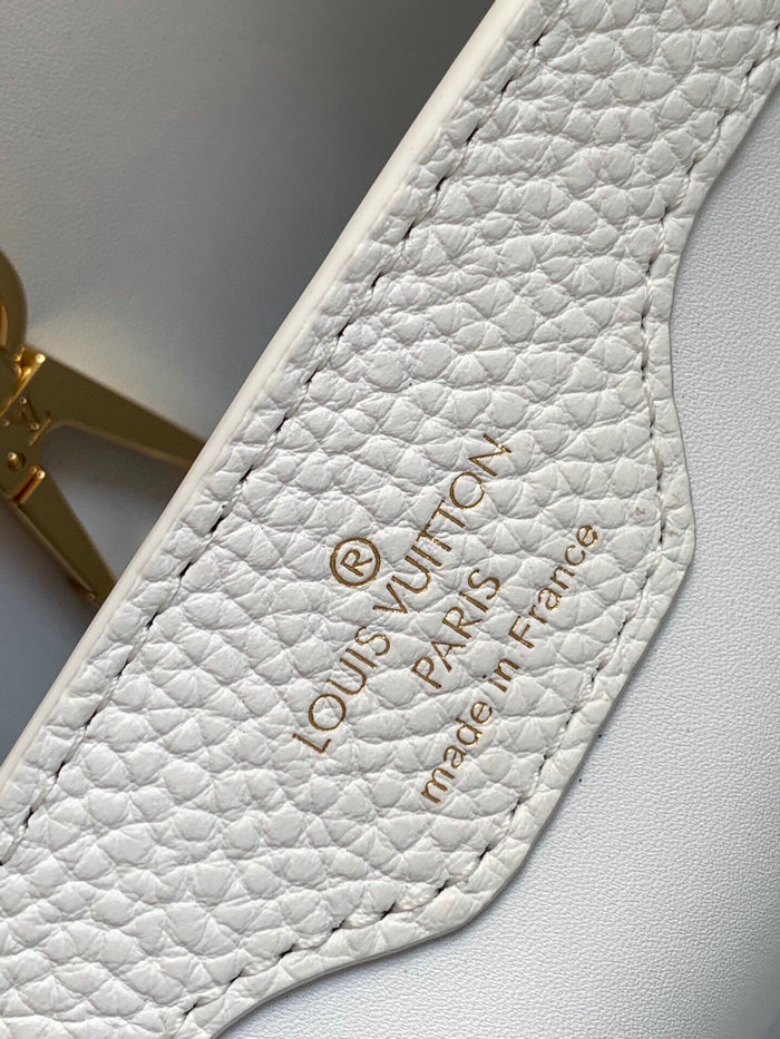 Louis Vuitton CAPUCINES BB White M55235