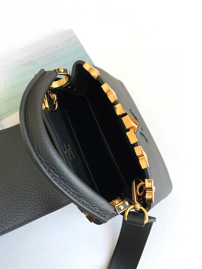 Louis Vuitton CAPUCINES MINI Black M56669