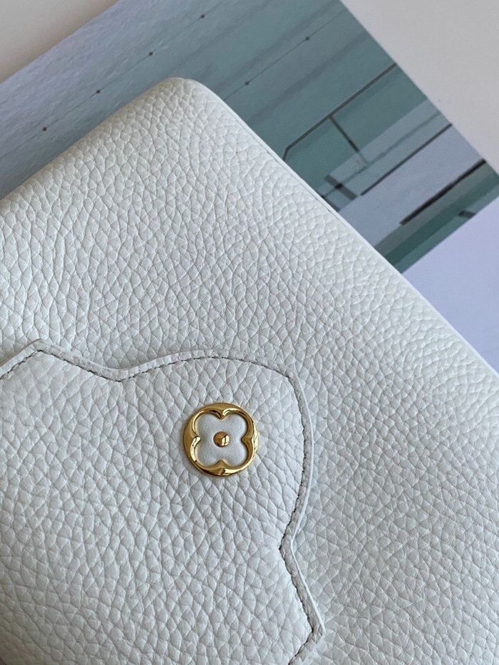 Louis Vuitton CAPUCINES MINI White M56669