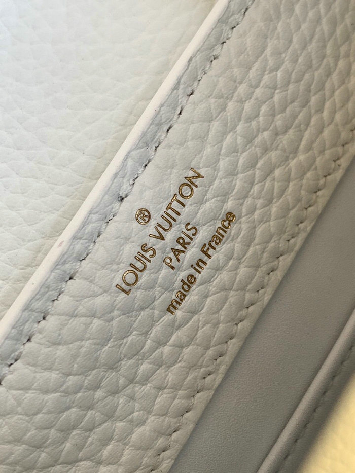 Louis Vuitton CAPUCINES MINI White M56669
