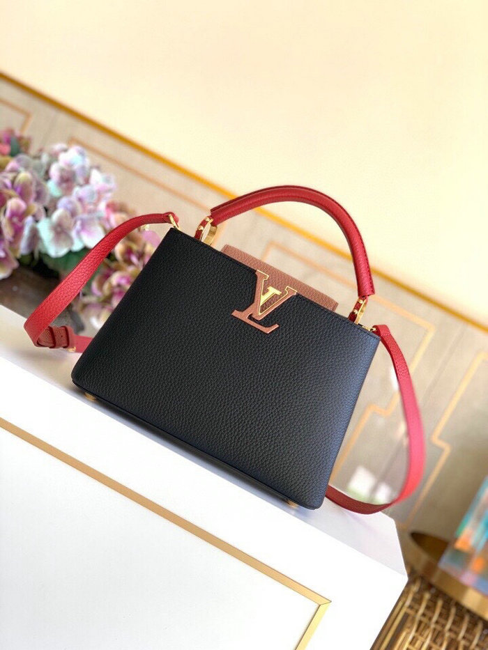 Louis Vuitton Capucines BB Black&Nude M53963