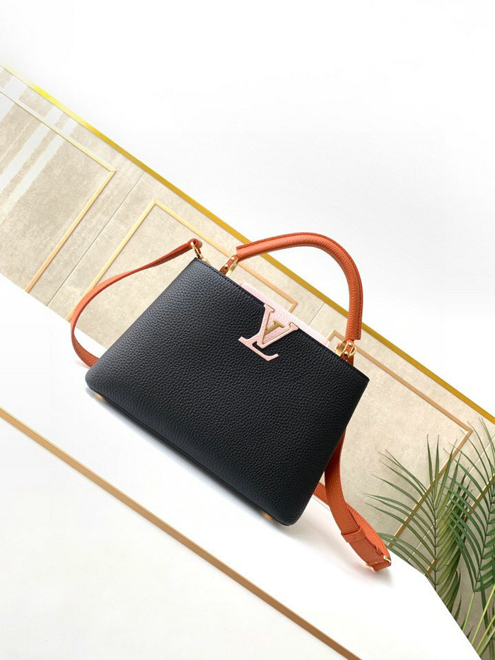 Louis Vuitton Capucines BB Black&Pink M53963