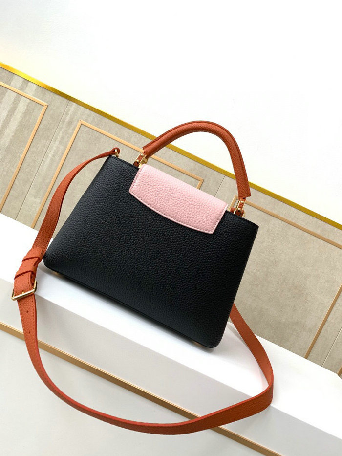 Louis Vuitton Capucines BB Black&Pink M53963
