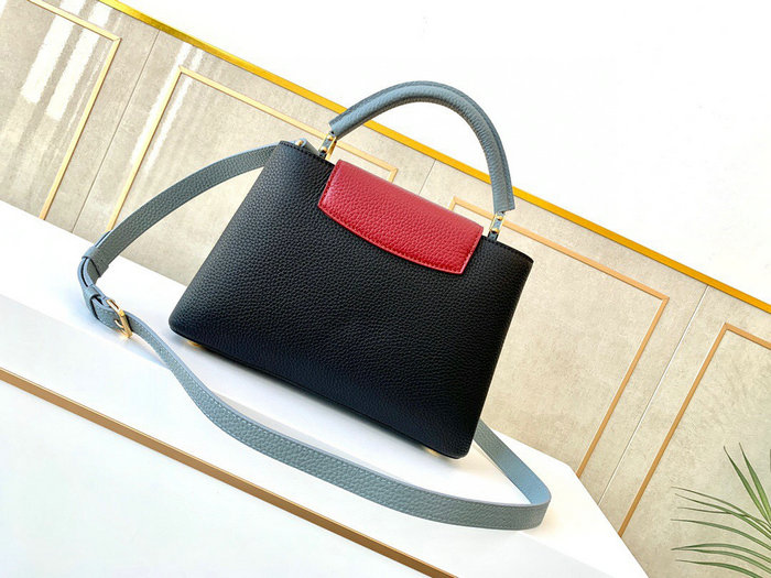 Louis Vuitton Capucines BB Black&Red M53963