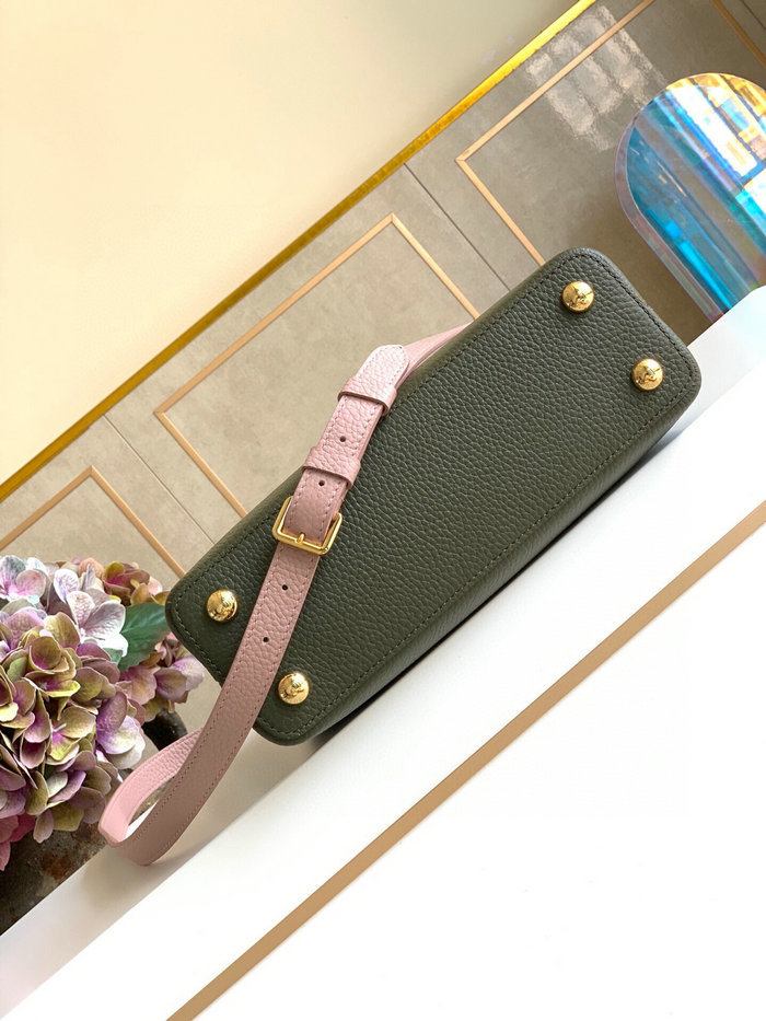 Louis Vuitton Capucines BB Green&Pink M53963