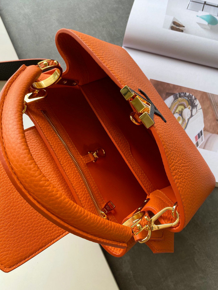 Louis Vuitton Capucines BB Orange&Black M53963