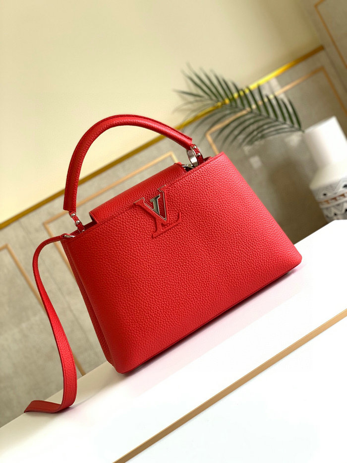 Louis Vuitton Capucines BB Red M94517