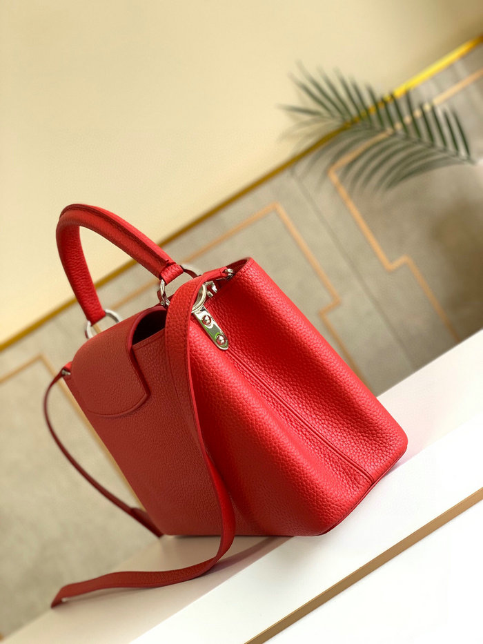 Louis Vuitton Capucines BB Red M94517
