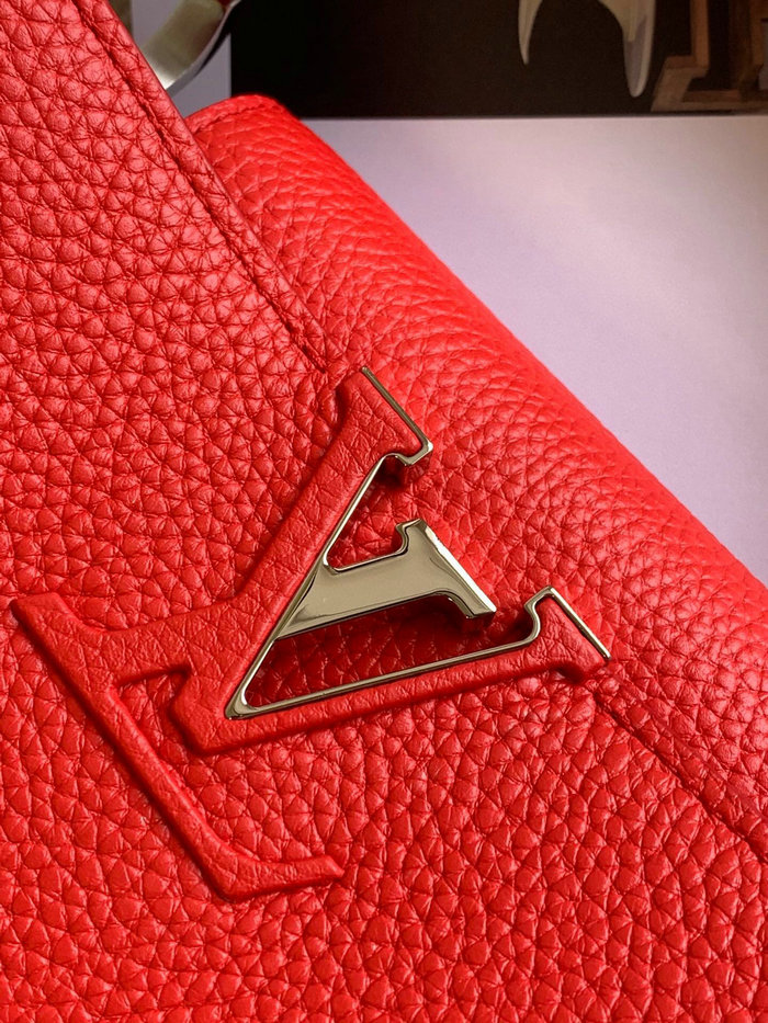 Louis Vuitton Capucines BB Red M94517