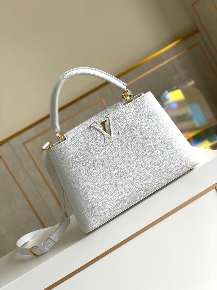 Louis Vuitton Capucines BB White M94517