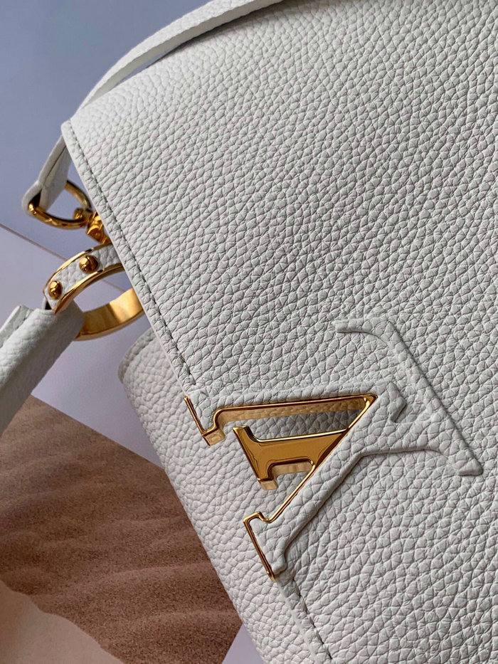 Louis Vuitton Capucines BB White M94517