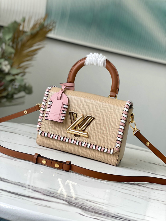 Louis Vuitton Epi Leather Twist MM Beige M57318