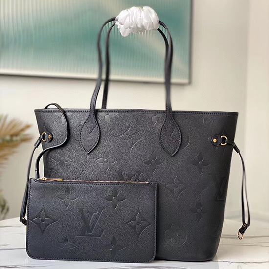 Louis Vuitton Neverfull MM Tote Bag Black M45684