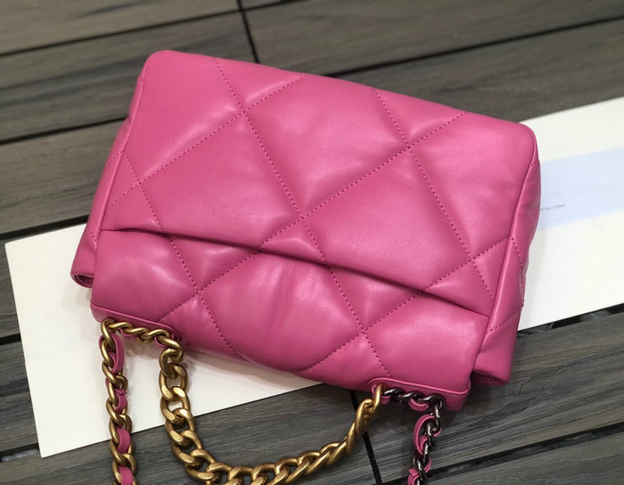 Chanel 19 Lambskin Flap Bag Rose AS1160