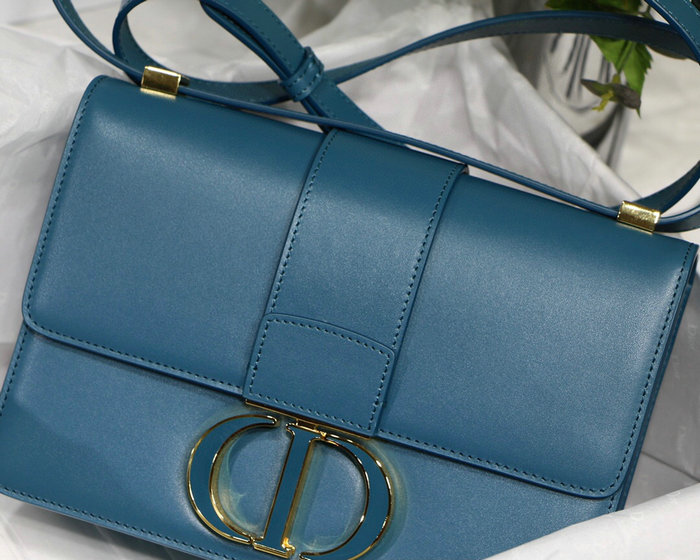 Dior 30 Montaigne Calfskin Bag Blue M9030