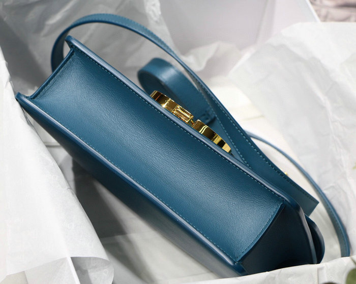 Dior 30 Montaigne Calfskin Bag Blue M9030