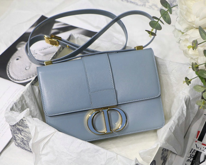 Dior 30 Montaigne Calfskin Bag Skyblue M9030