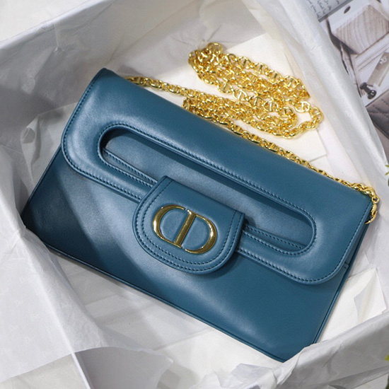 Dior Medium Diordouble Bag Blue M8018