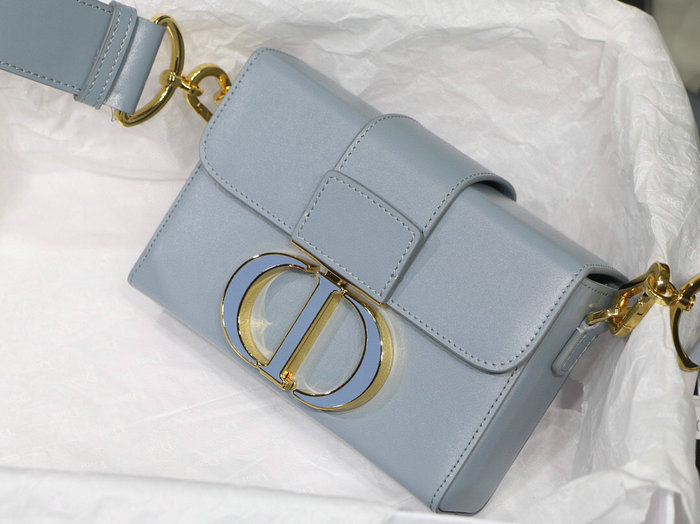 Dior Smooth Calfskin 30 Montaigne Box Bag Skyblue M9032